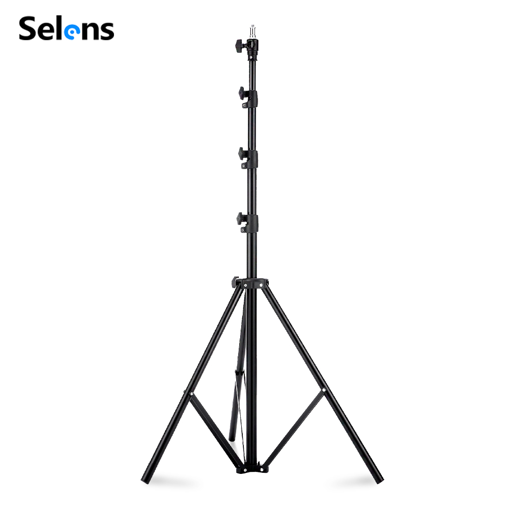 Photography Treatment - Selens 2.2~3.95m Air-Cushion Light Stand Aluminum