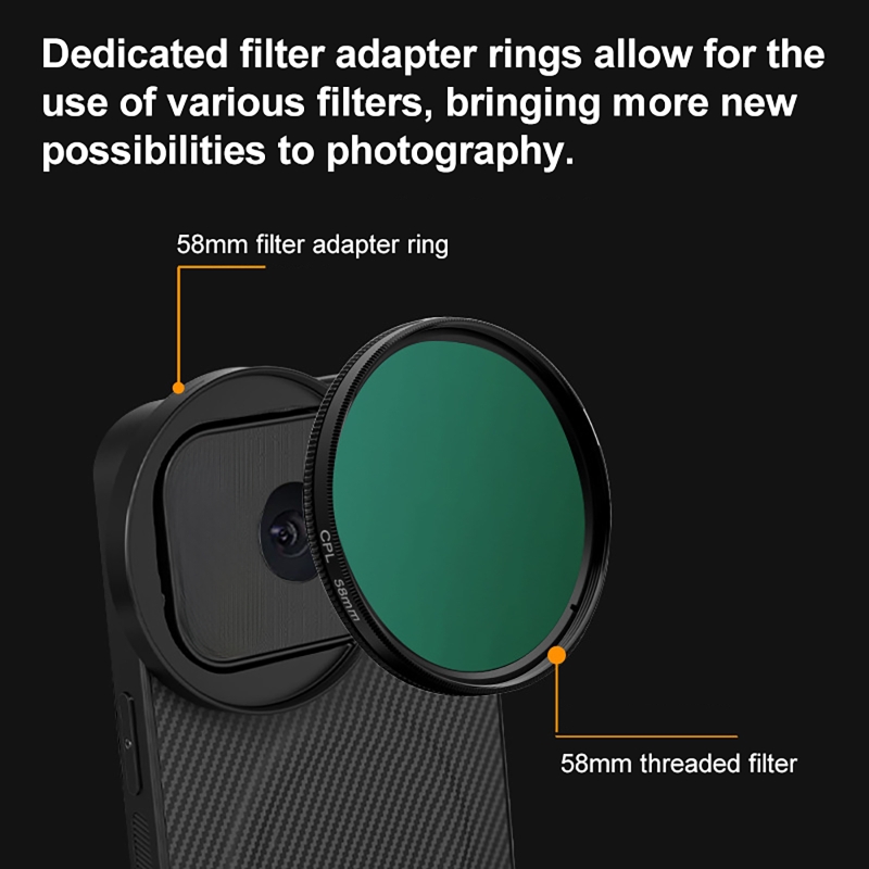 4 in 1 Lens 58mm Mobile Phone  - Nd Filter Set ulasan dan harga