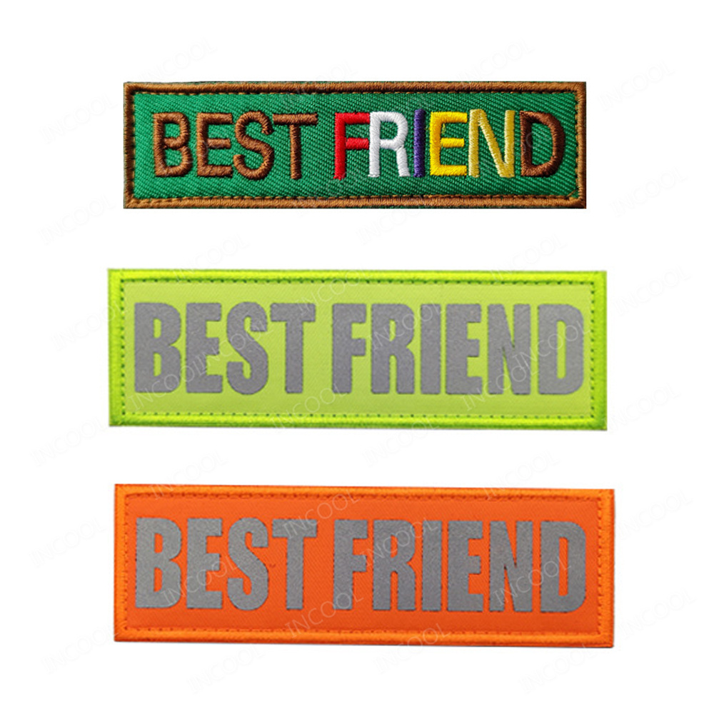 Embroidered Patches BEST FRIEN - Photography Job ulasan dan harga