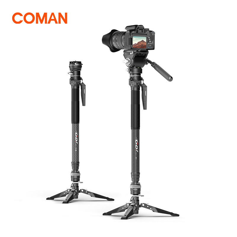 COMAN M1 PRO V5 One Click Lift - Camera Tripod Carbon ulasan dan harga