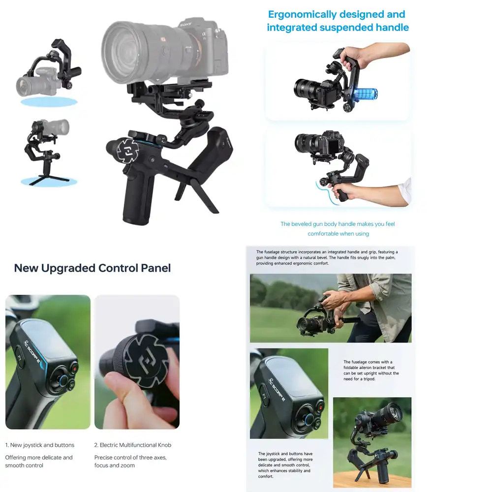 FeiyuTech Feiyu Scorp 2 3-Axis - Handheld Stabilizer Gimbal ulasan dan harga