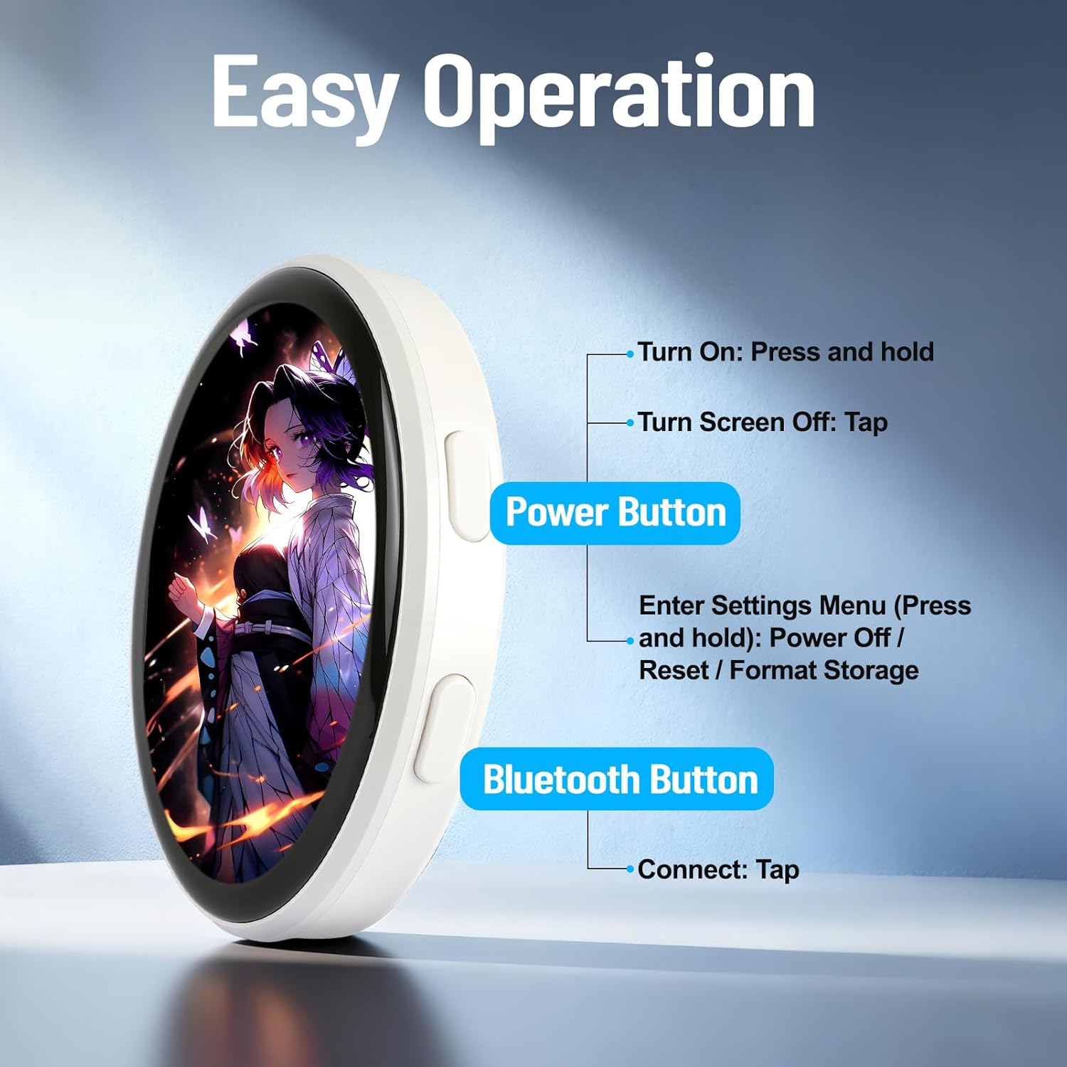 Smart Dynamic Anime Badge Pin  - Photography Grid ulasan dan harga