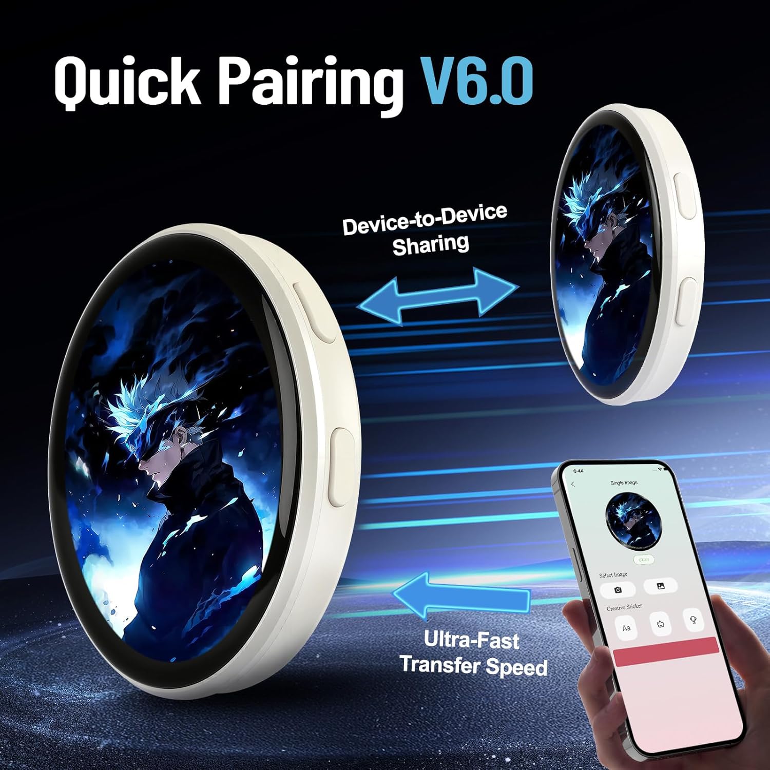 Smart Dynamic Anime Badge Pin  - Photography Grid ulasan dan harga