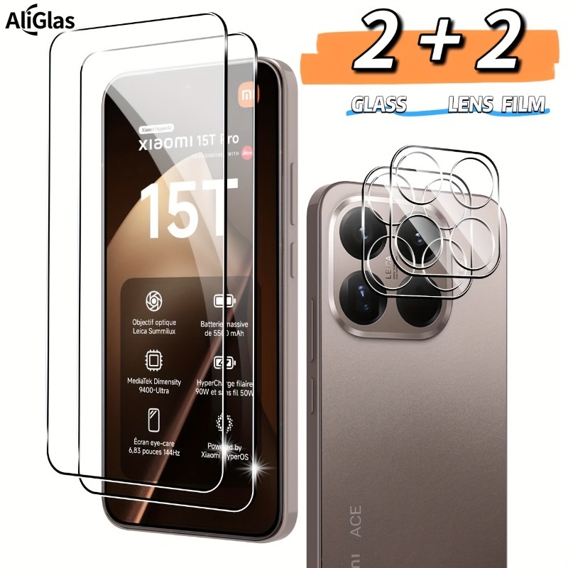 2Pack Transparent Tempered Gla - Photography Kit Xiaomi 15T Pro ulasan dan harga