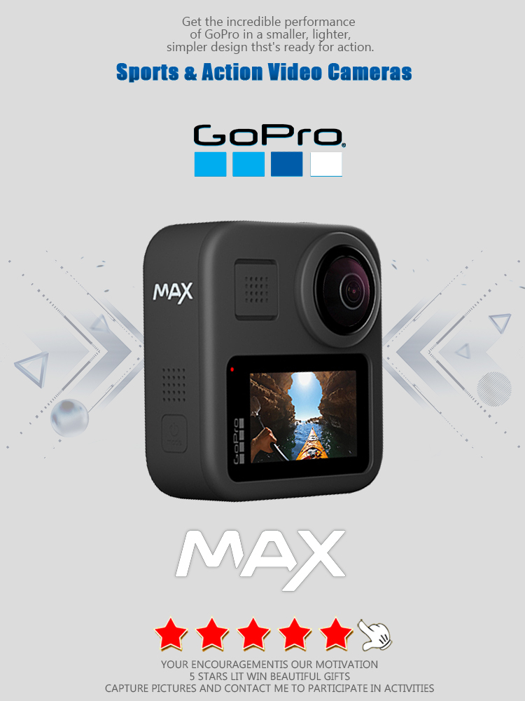 GoPro MAX 360 Action Camera wi - Photography Grid ulasan dan harga