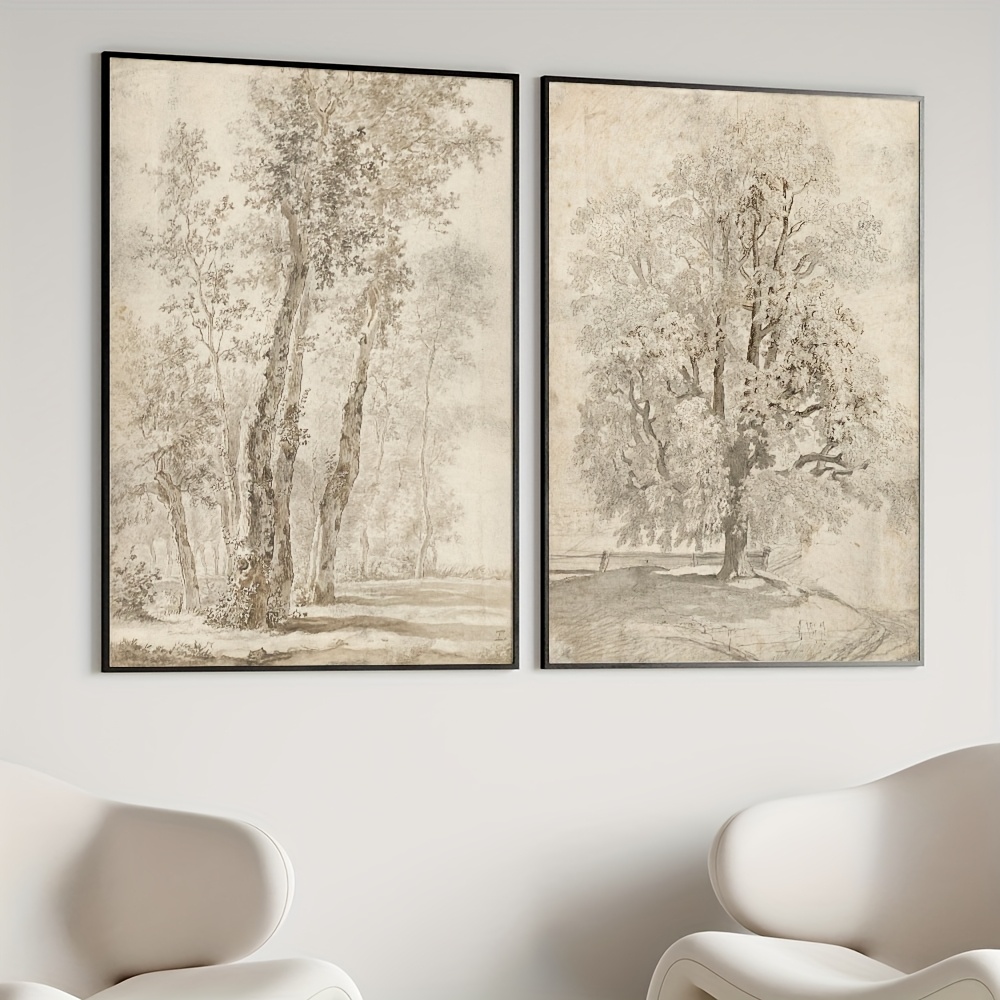 2D/Flat Set of 2 Unframed Beig - Photography Job ulasan dan harga