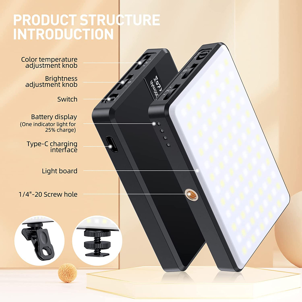 LED Selfie Light Phone Fill Li - Photography Bulb ulasan dan harga