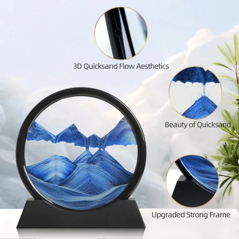 2028 3D Hourglass Quicksand Mo - Photography Job ulasan dan harga