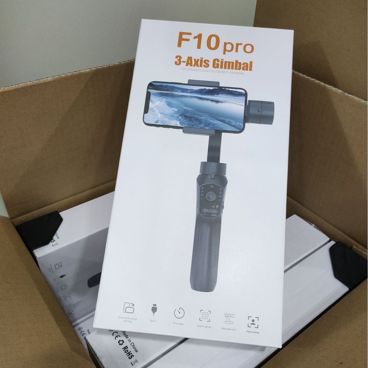 F10 PRO Handheld Mobile Phone  - Handheld Stabilizer Gimbal ulasan dan harga