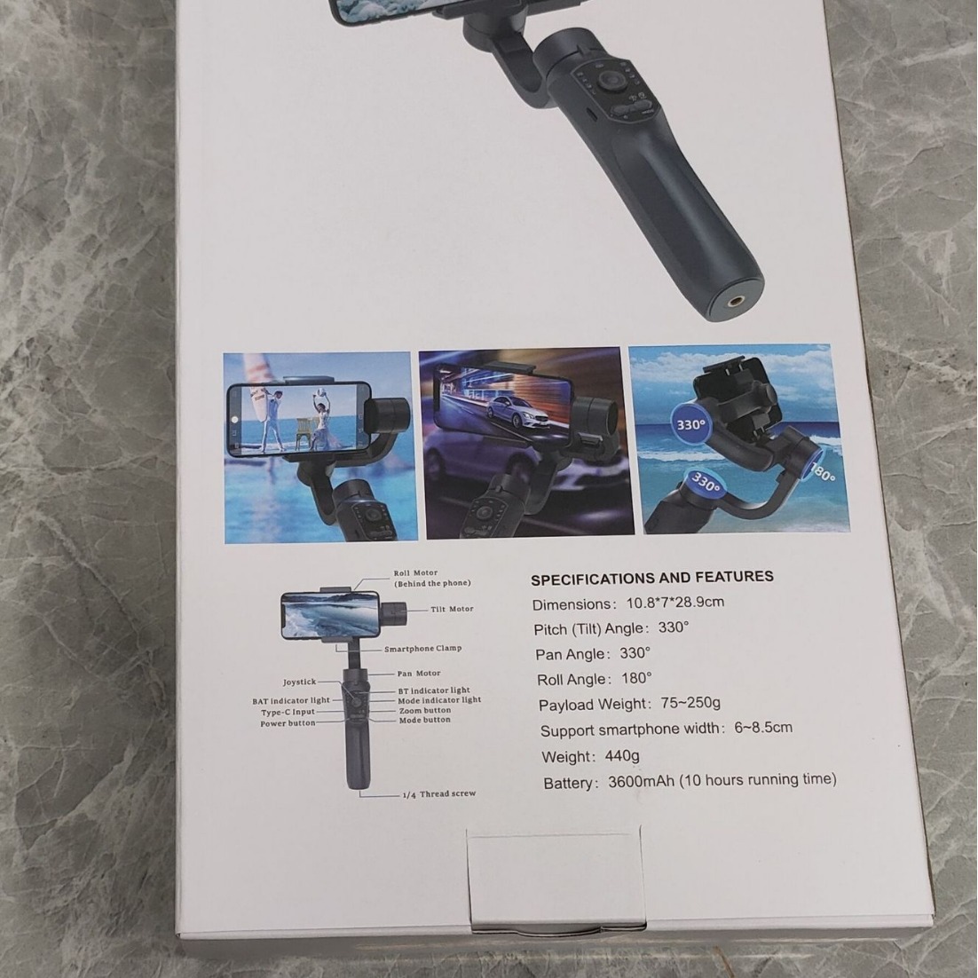 F10 PRO Handheld Mobile Phone  - Handheld Stabilizer Gimbal ulasan dan harga