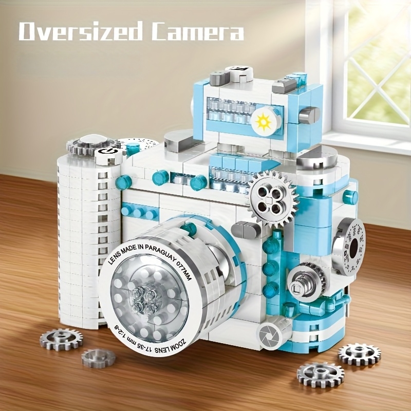 DIY Retro Building Block Camer - Photography Simulator ulasan dan harga
