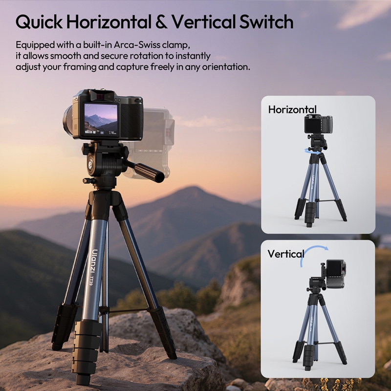 Ulanzi TT39 1.55M Video Camera - Camera Tripod Carbon ulasan dan harga