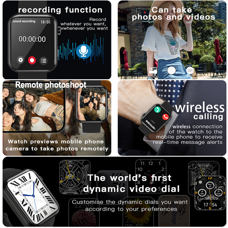 New Camera SmartWatch Men Wome - Photography Grid ulasan dan harga