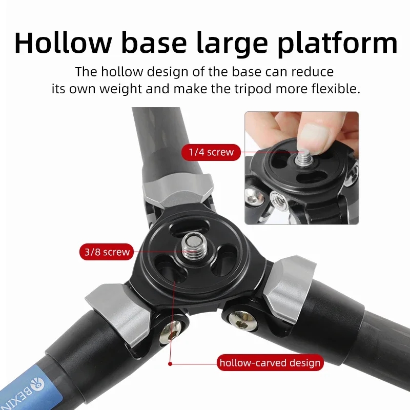 BEXIN Mini Carbon Fiber Tripod - Camera Tripod Carbon ulasan dan harga