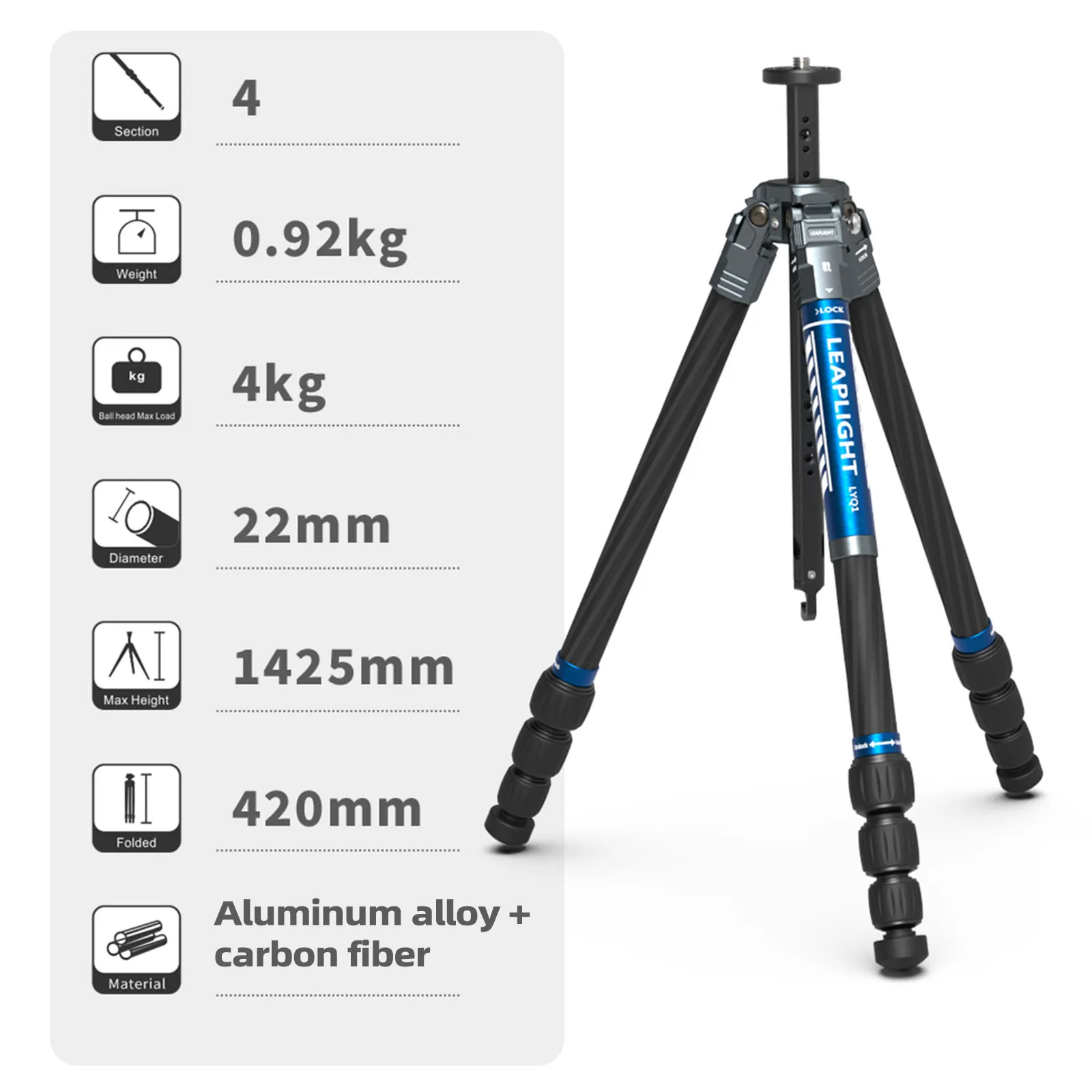 LEAPLIGHT Carbon Fiber Camera  - Camera Tripod Carbon ulasan dan harga