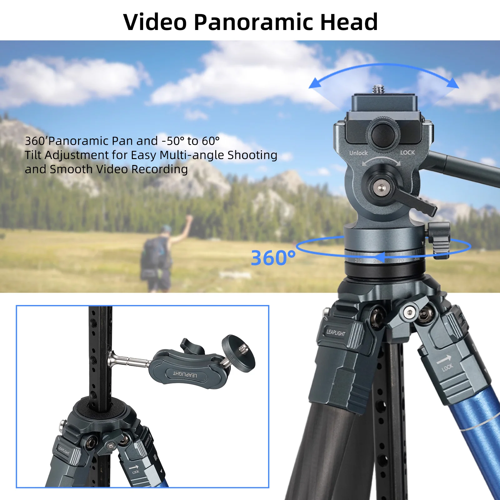 LEAPLIGHT Carbon Fiber Camera  - Camera Tripod Carbon ulasan dan harga
