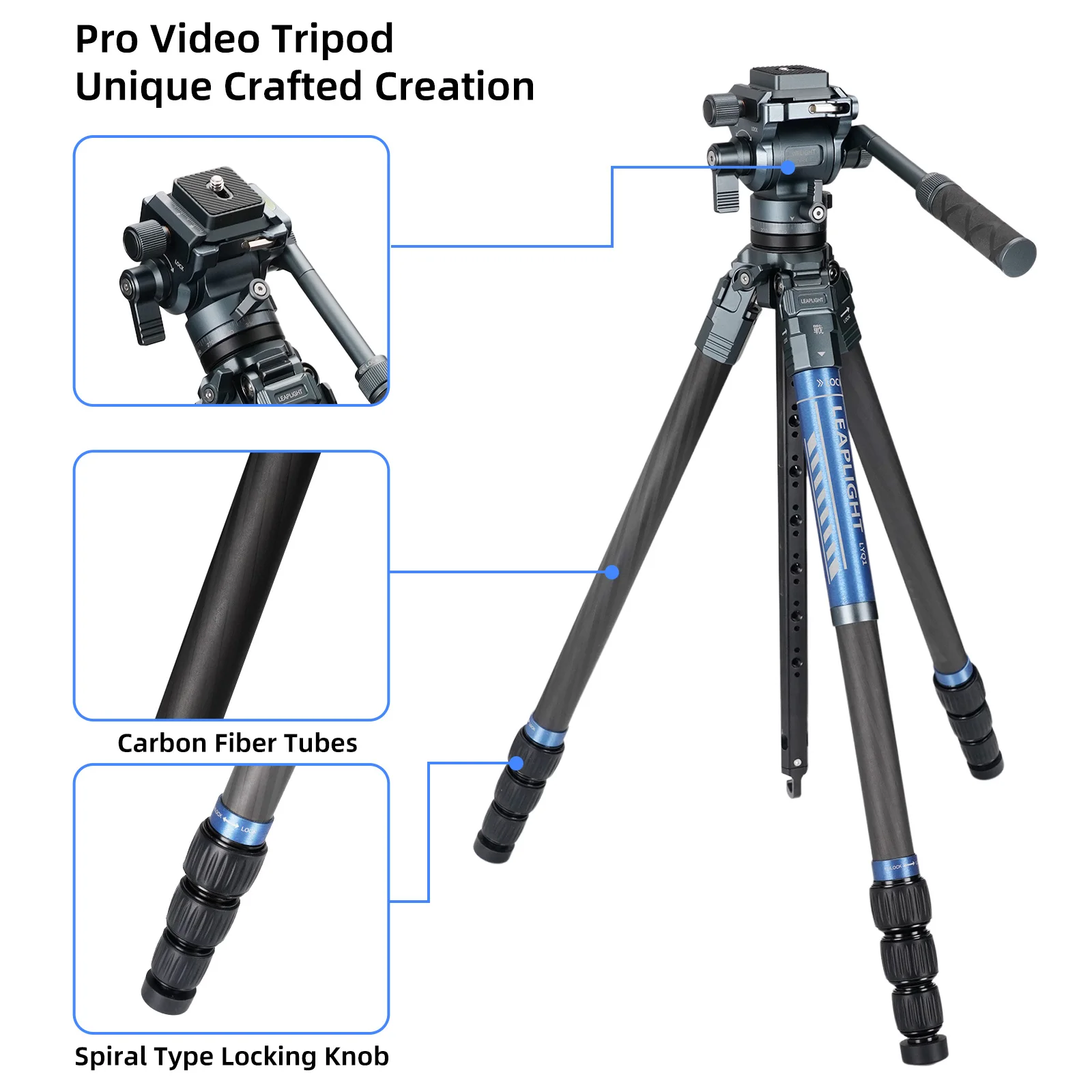 LEAPLIGHT Carbon Fiber Camera  - Camera Tripod Carbon ulasan dan harga