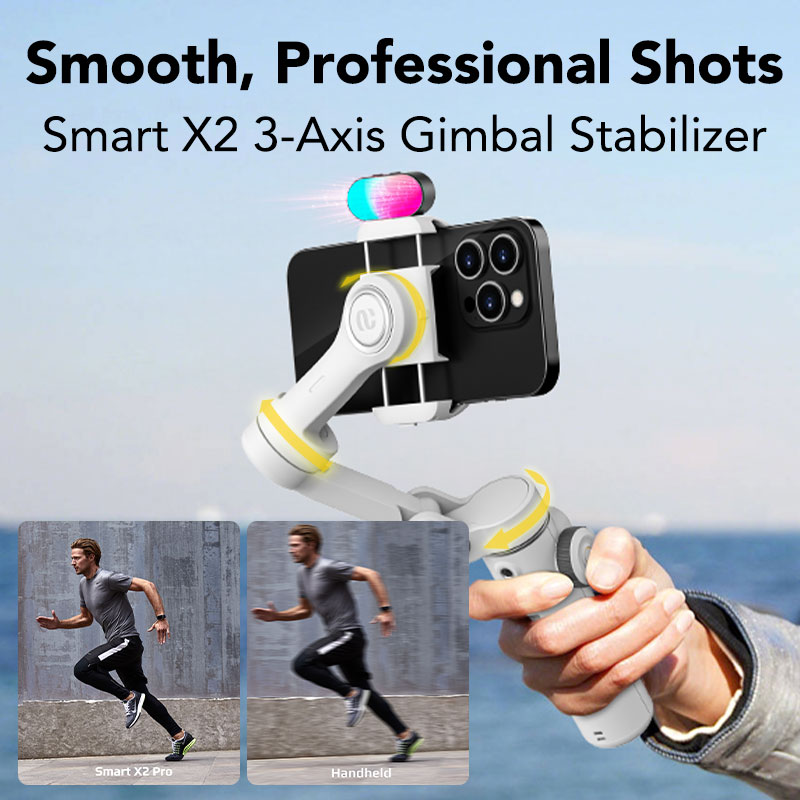 Aochuan Smart X2 Kit White 3 A - Handheld Stabilizer Gimbal ulasan dan harga