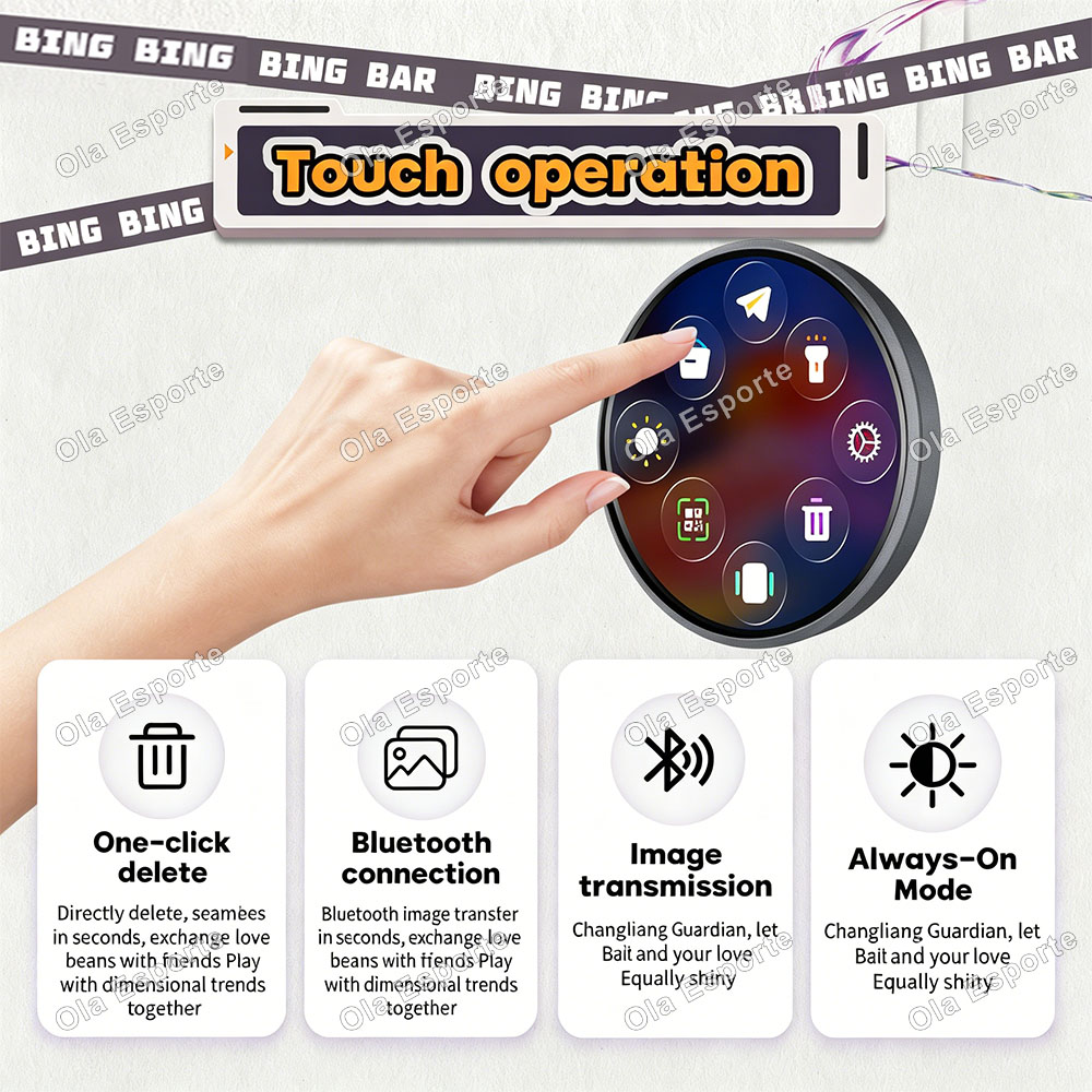 HD Screen Smart Dynamic E-badg - Photography Grid ulasan dan harga