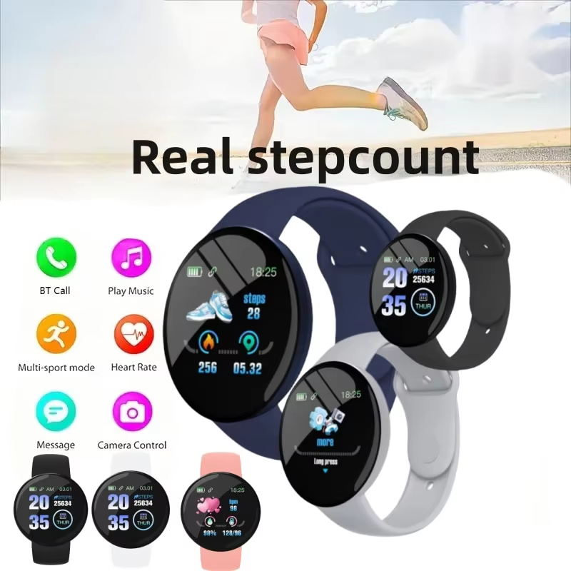 D18 Smartwatch Circular Color  - Photography Grid ulasan dan harga