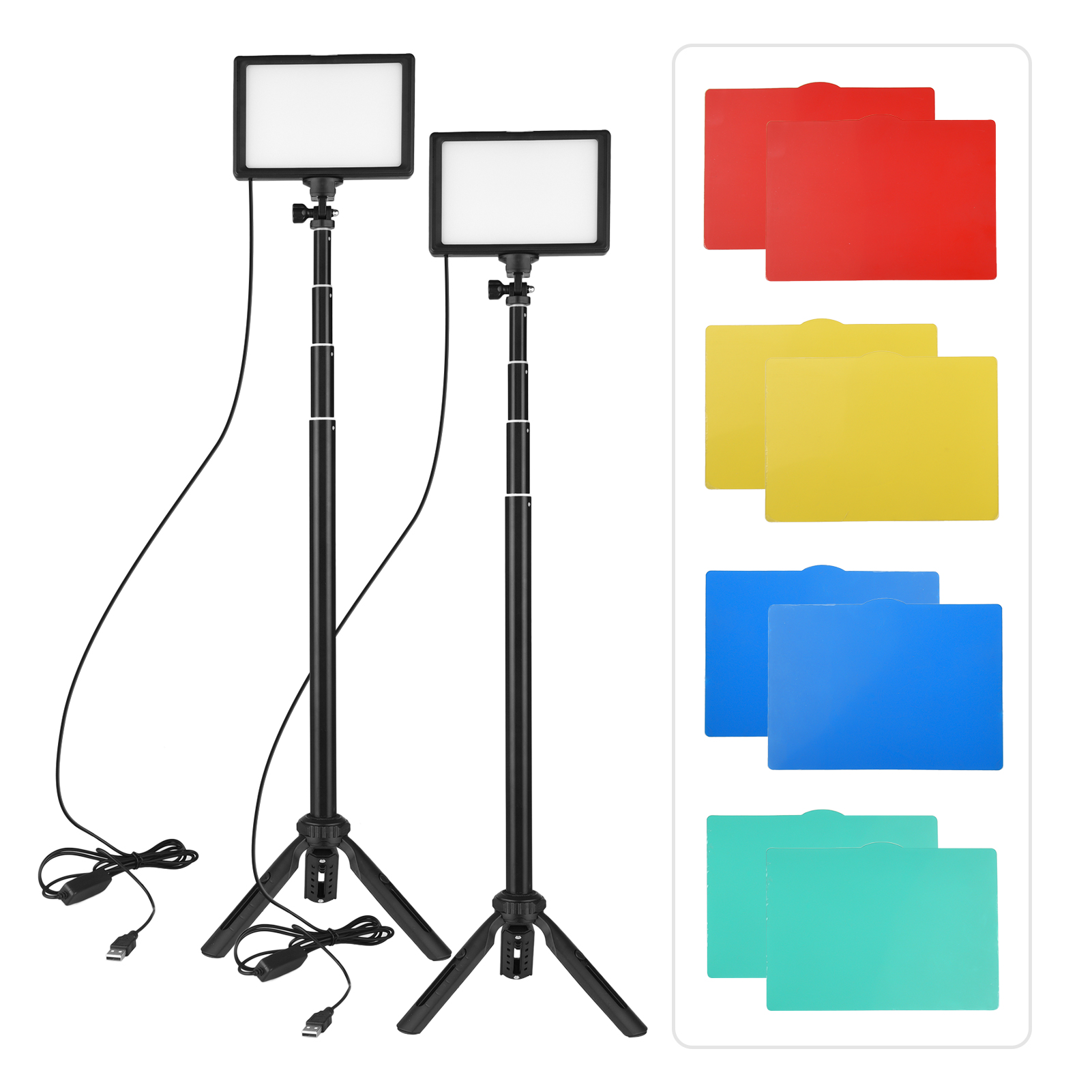 Andoer 2pcs LED Video Light Ki - Photography Bulb ulasan dan harga