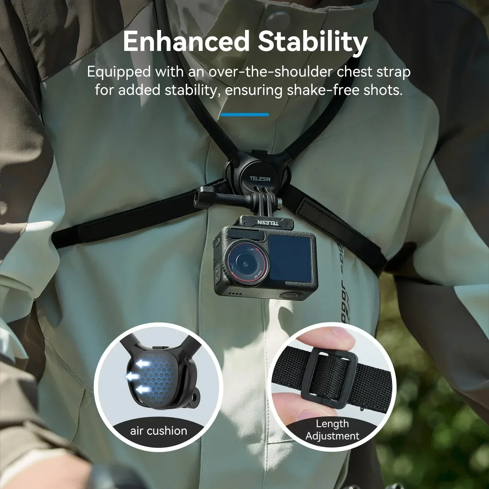 TELESIN Silicone Neck Mount fo - Insta360 Camera Go 3 ulasan dan harga