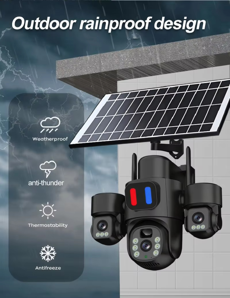 WIFI Solar PTZ Camera Outdoor  - Photography Grid ulasan dan harga