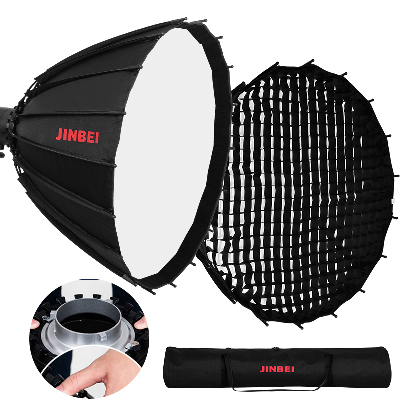 JINBEI 90cm Deep Reflective Pa - Photography Grid ulasan dan harga