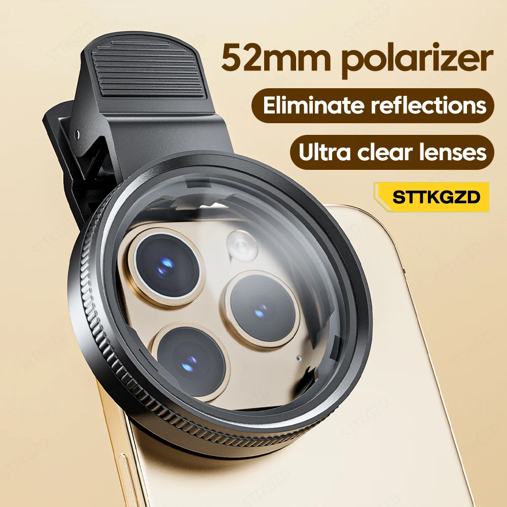 New 52mm CPL Mobile Phone Lens - Photography With Mobile ulasan dan harga