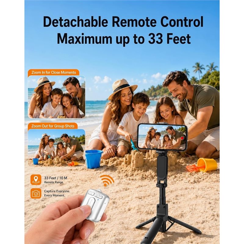B04C-Wireless Remote& Ergonomi - Camera Tripod Carbon ulasan dan harga