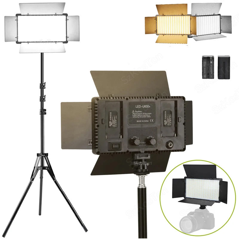 U800 U600 LED Photo Studio Vid - Photography Bulb ulasan dan harga