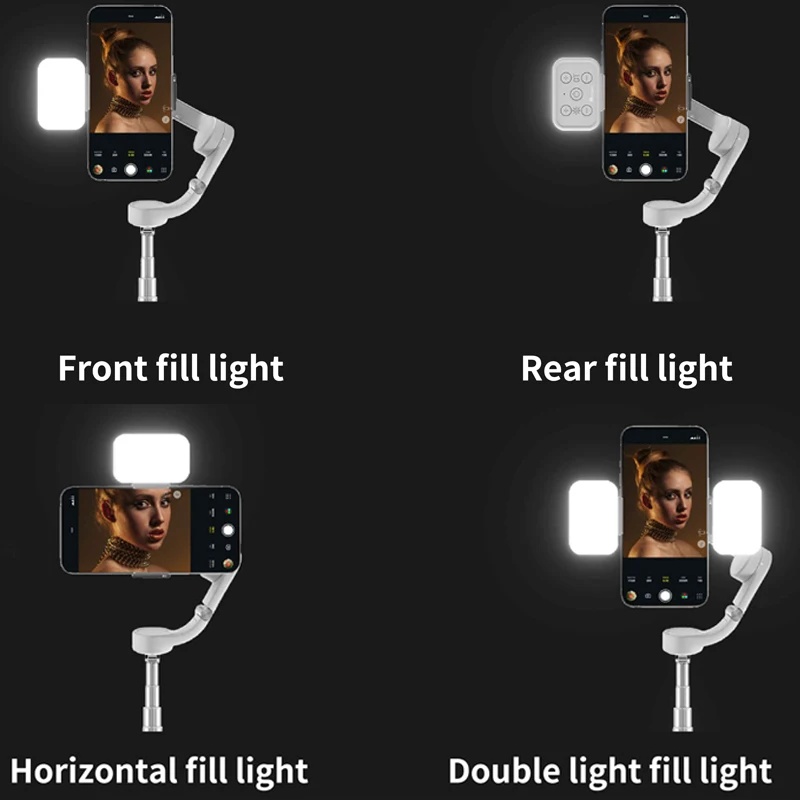 Magnetic LED Fill Light for DJ - Handheld Stabilizer Gimbal ulasan dan harga